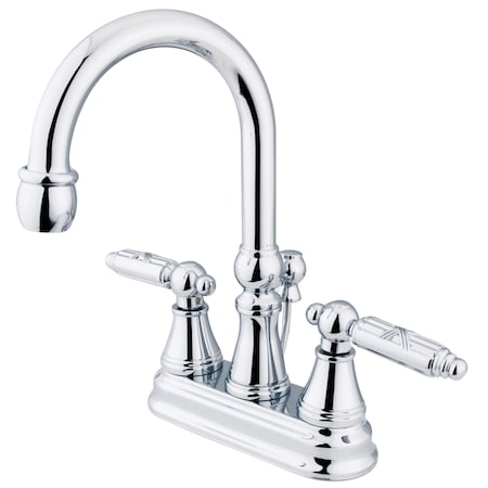 Kingston Brass 4" Centerset Bathroom Faucet, Chrome KS2611GL